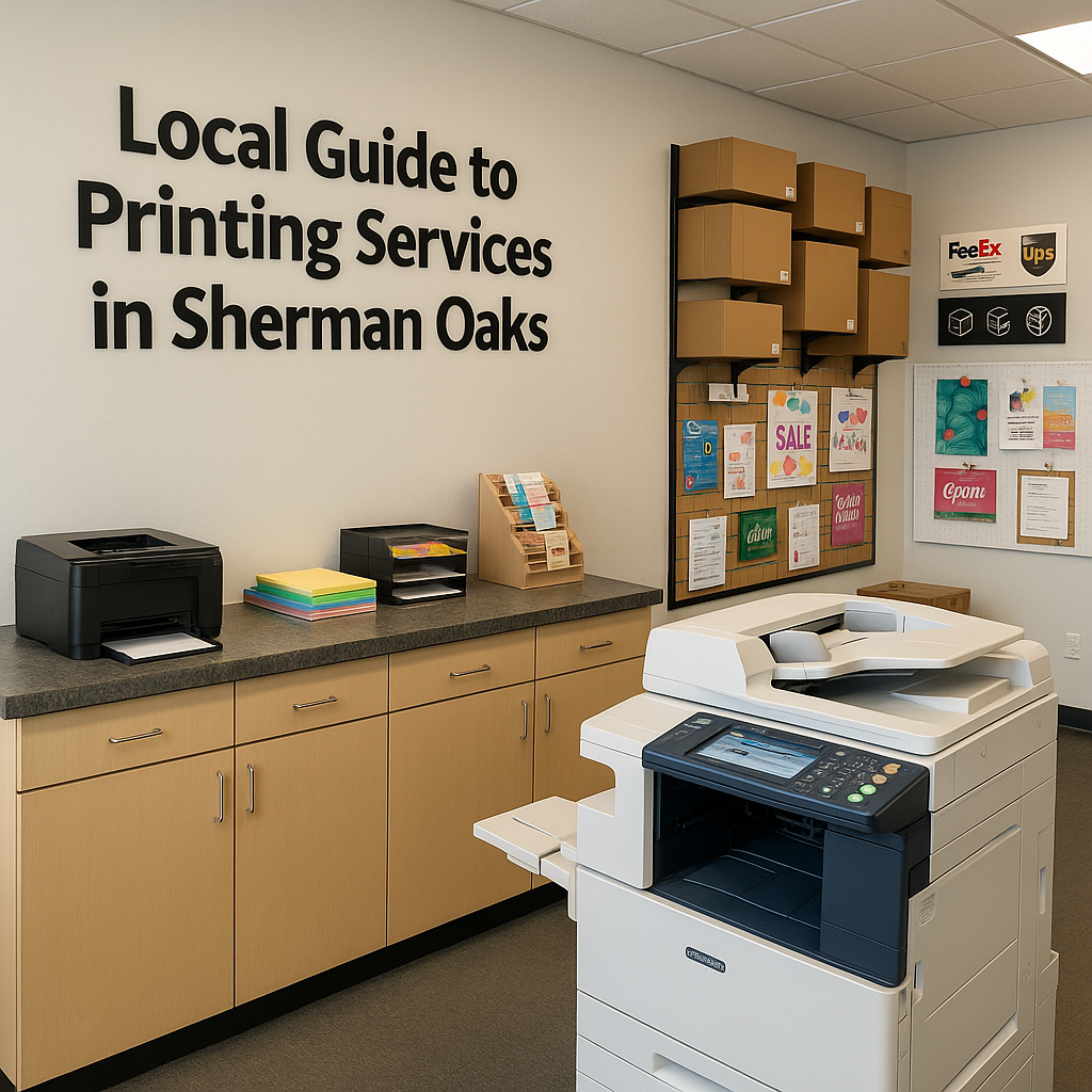 Local Guide to Printing Services in Sherman Oaks